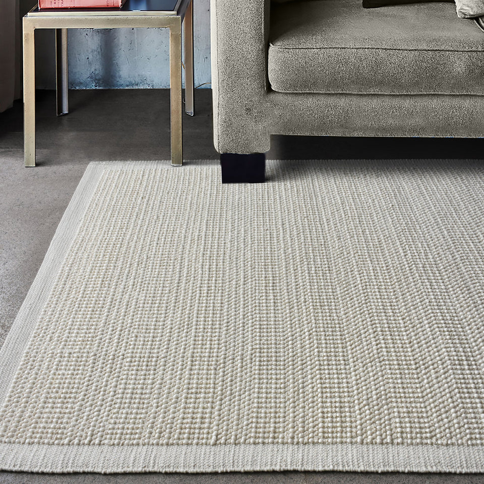 Basket Handwoven Wool Rug