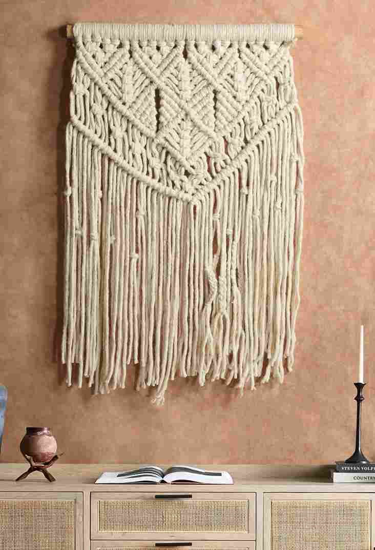Meadow Knot Handknitted Wool Wall Hanging