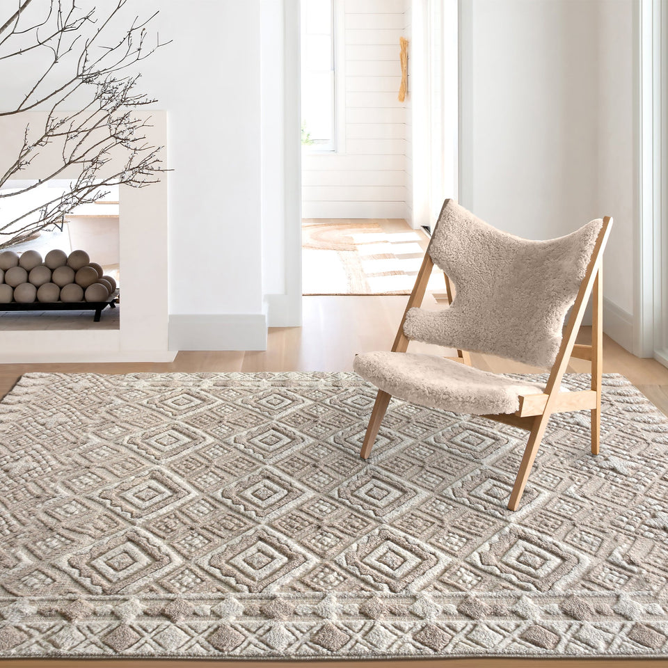 Quartz Hand-Knotted Wool Rug