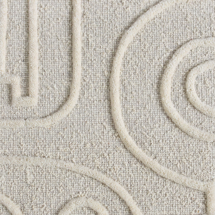 Orbit Relief Textured Wool Wall Art