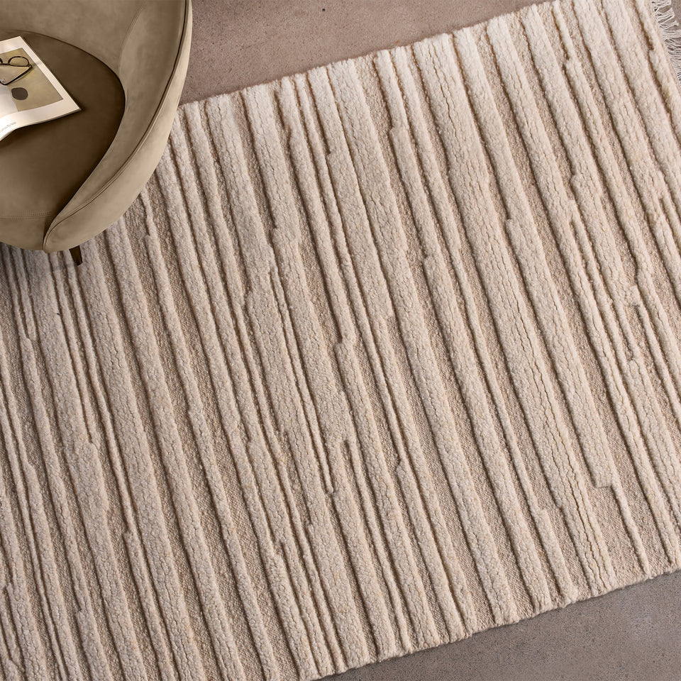 Flint Hand-Knotted New Zealand Wool Rug