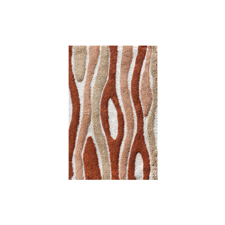 Clay Current Cotton Bath Rug