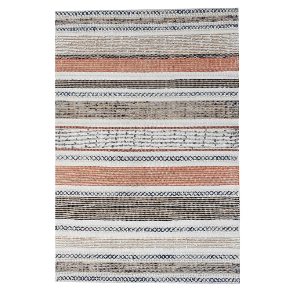 Bunting Handwoven Hemp & Wool Rug