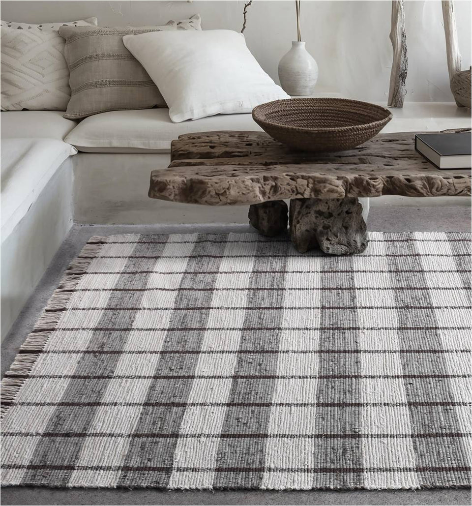 Cabin Handwoven Denim & Cotton Rug