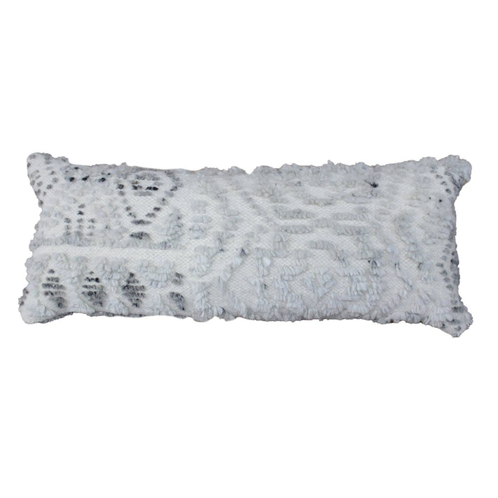 Alpine Cloud Handknotted Wool Lumbar Cushion