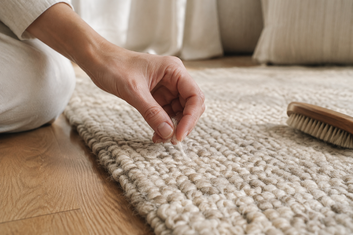 Do wool rugs shed? What to check and how to care for yours
