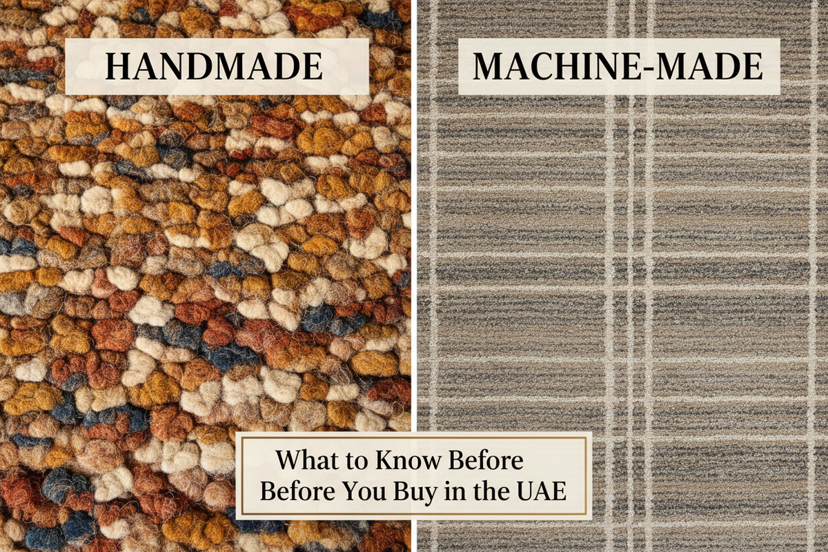 Handmade vs Machine-Made Rugs: What to Know Before You Buy in the UAE