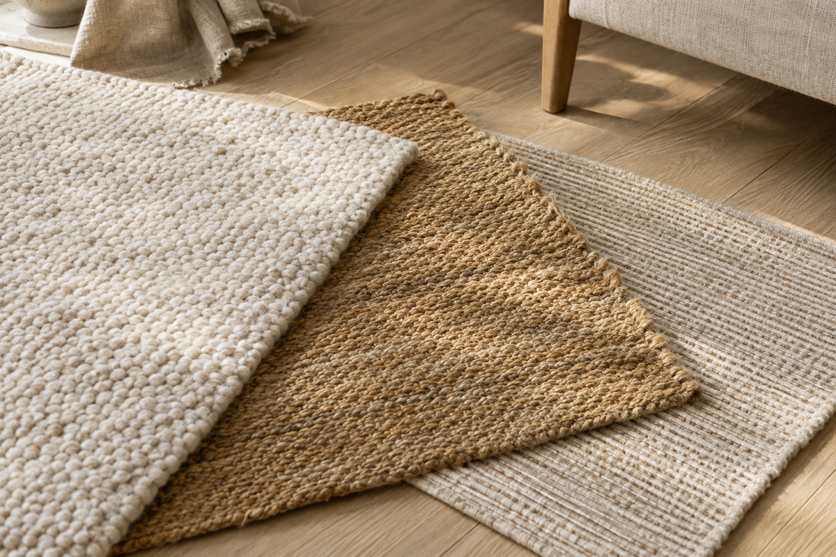 Wool, jute or a wool-jute rug: which suits your room?