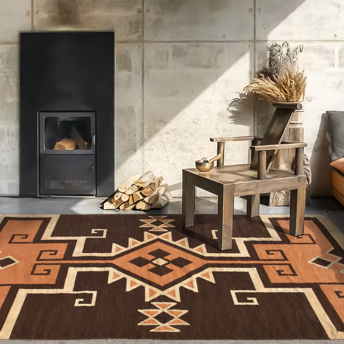 Ember Flatweave New Zealand Wool Rug