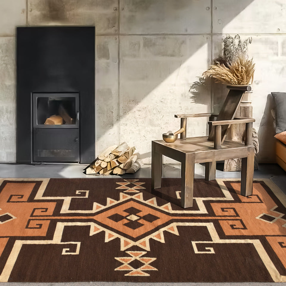 Ember Flatweave New Zealand Wool Rug
