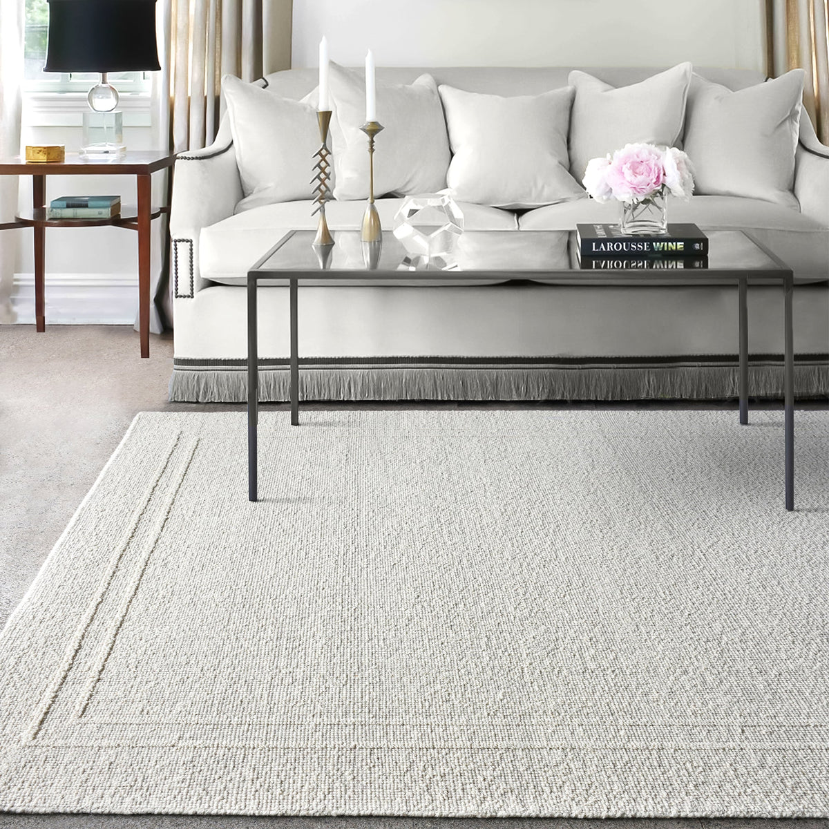 Margin Handwoven Wool Rug