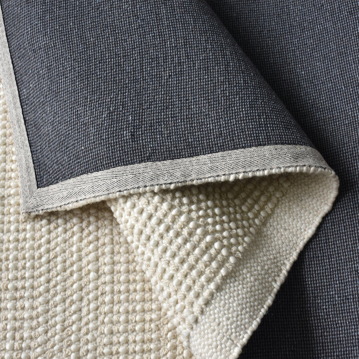 Basket Handwoven Wool Rug
