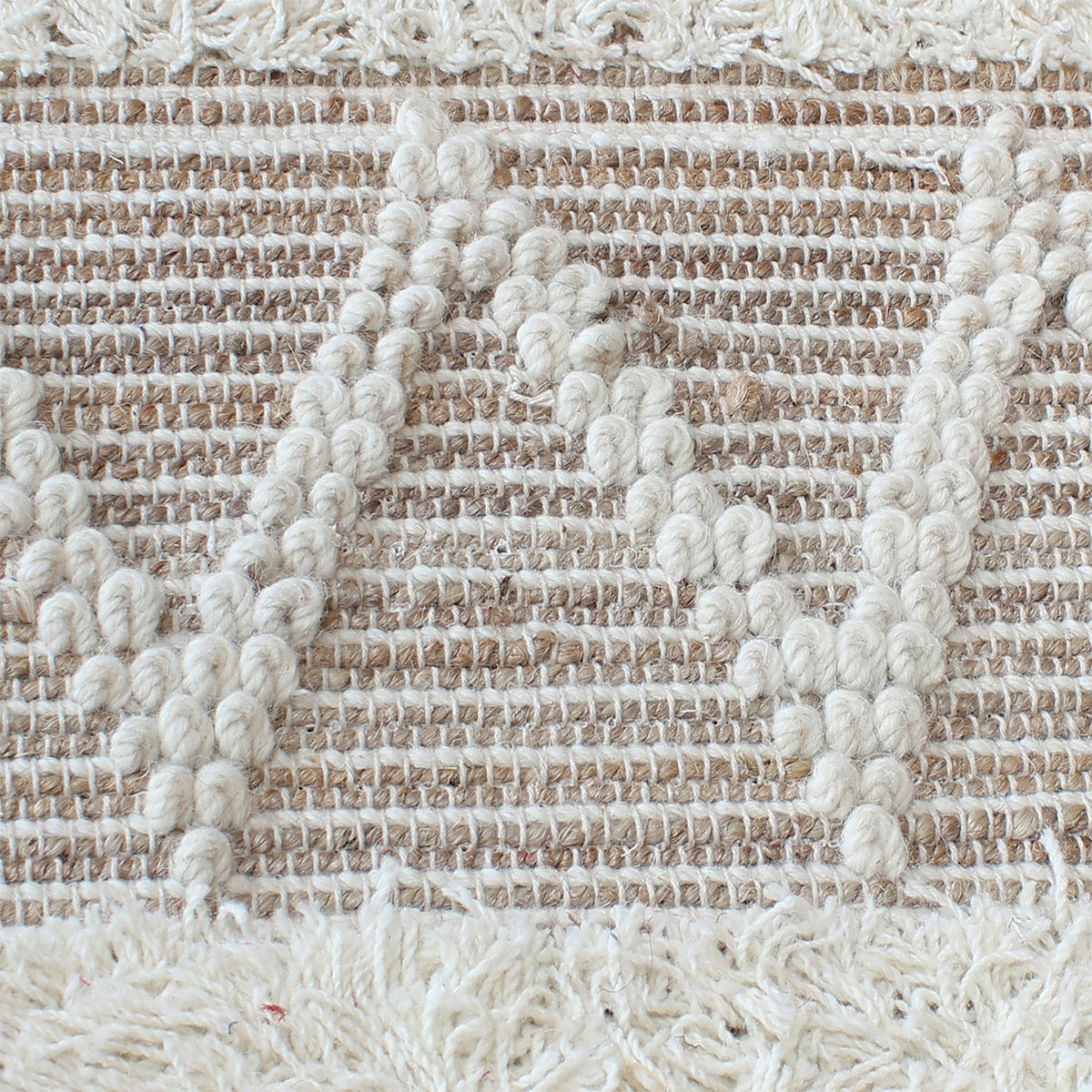 Barley Handwoven Hemp & Wool Rug