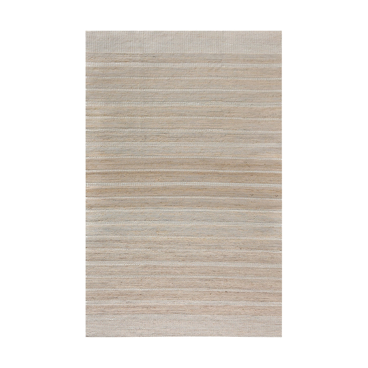 Flax Handwoven Wool & Jute Rug