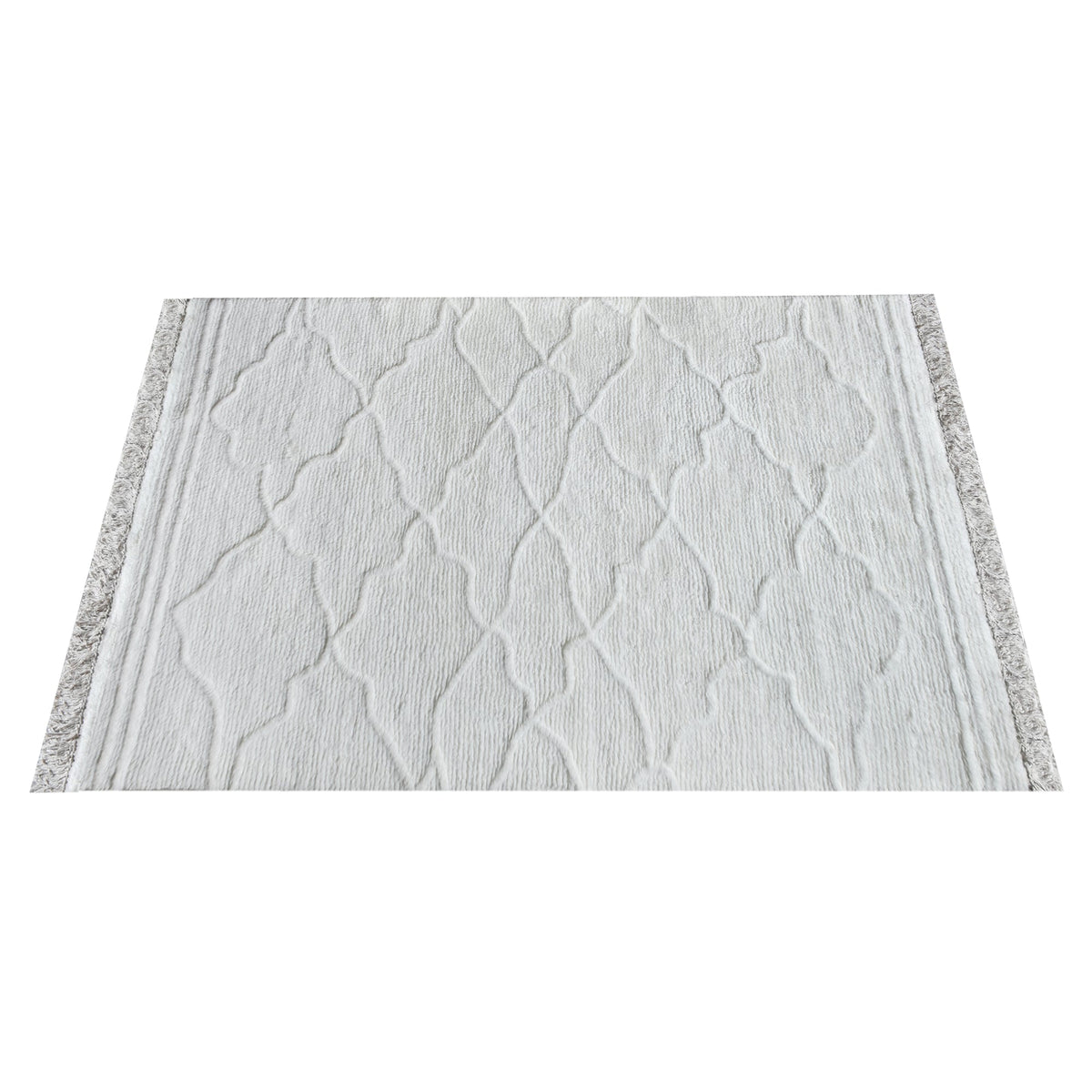 Lace Tufted Wool Rug
