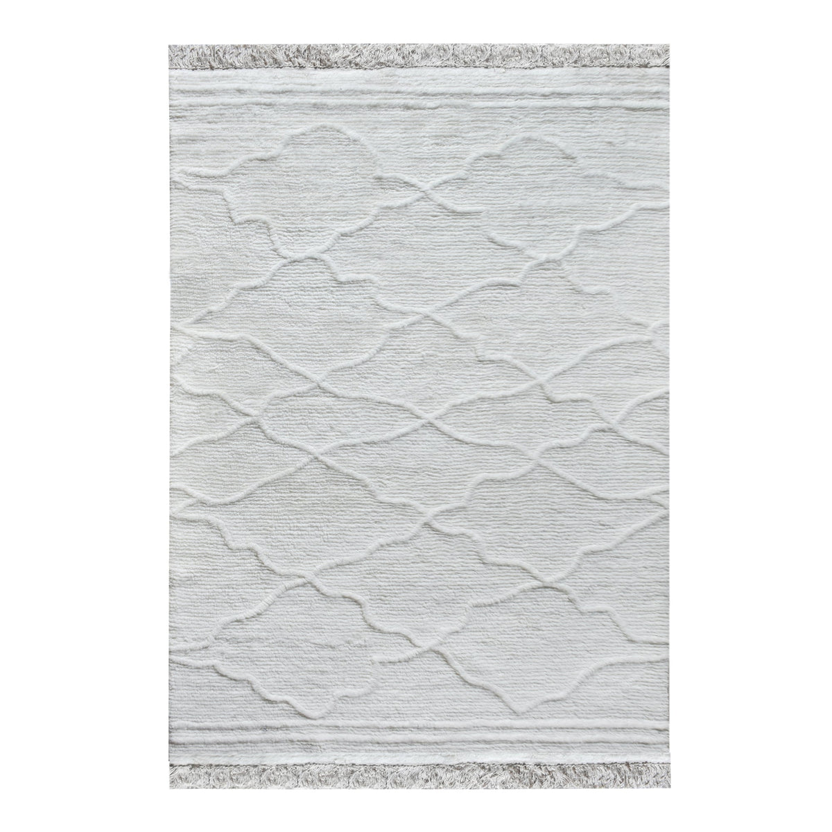 Lace Tufted Wool Rug