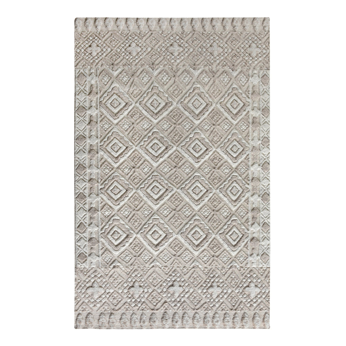 Quartz Hand-Knotted Wool Rug
