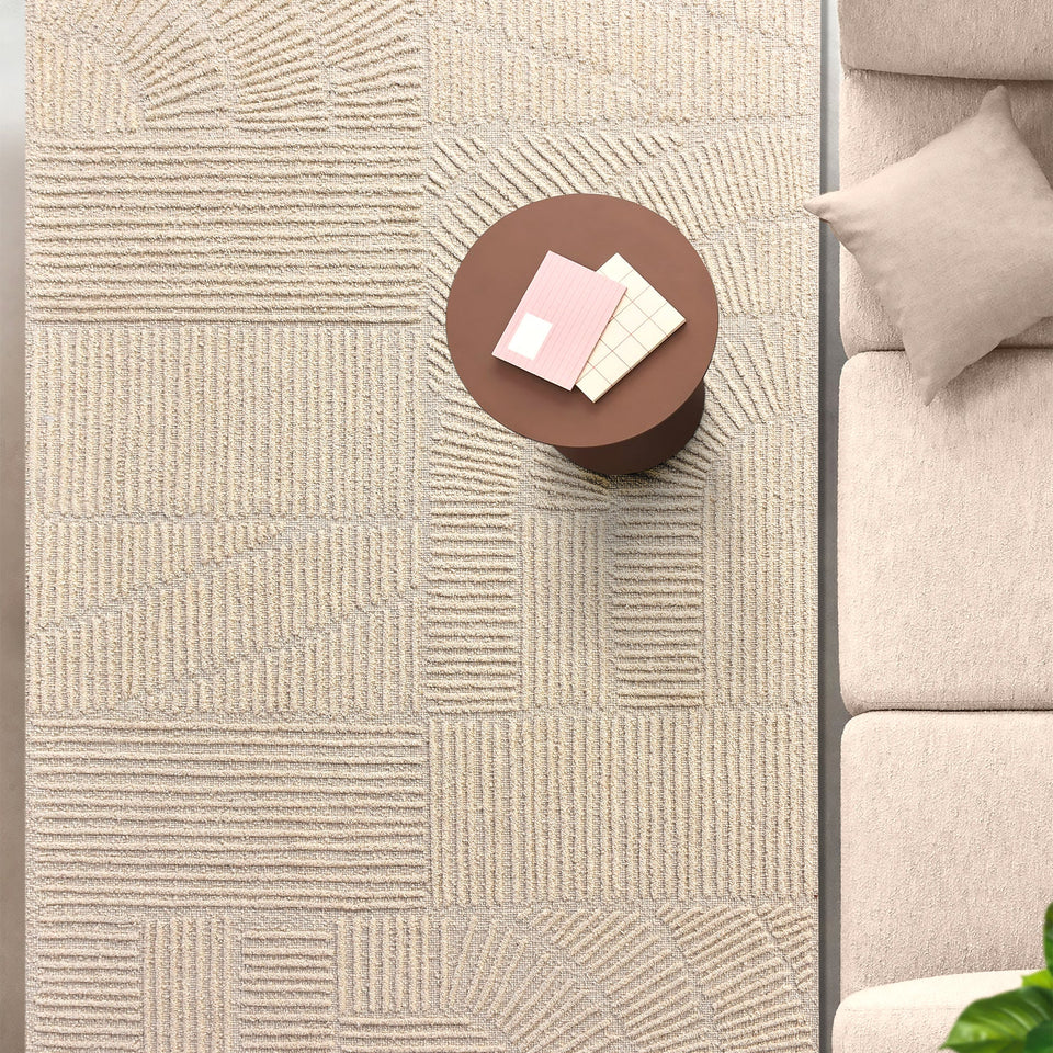 Linework Handwoven Wool Rug