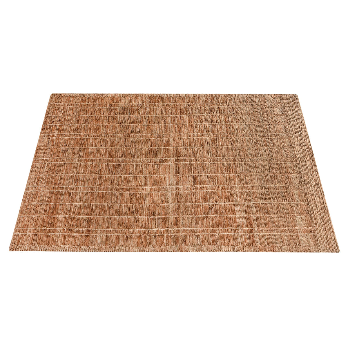 Clay Hand-Knotted Jute Rug