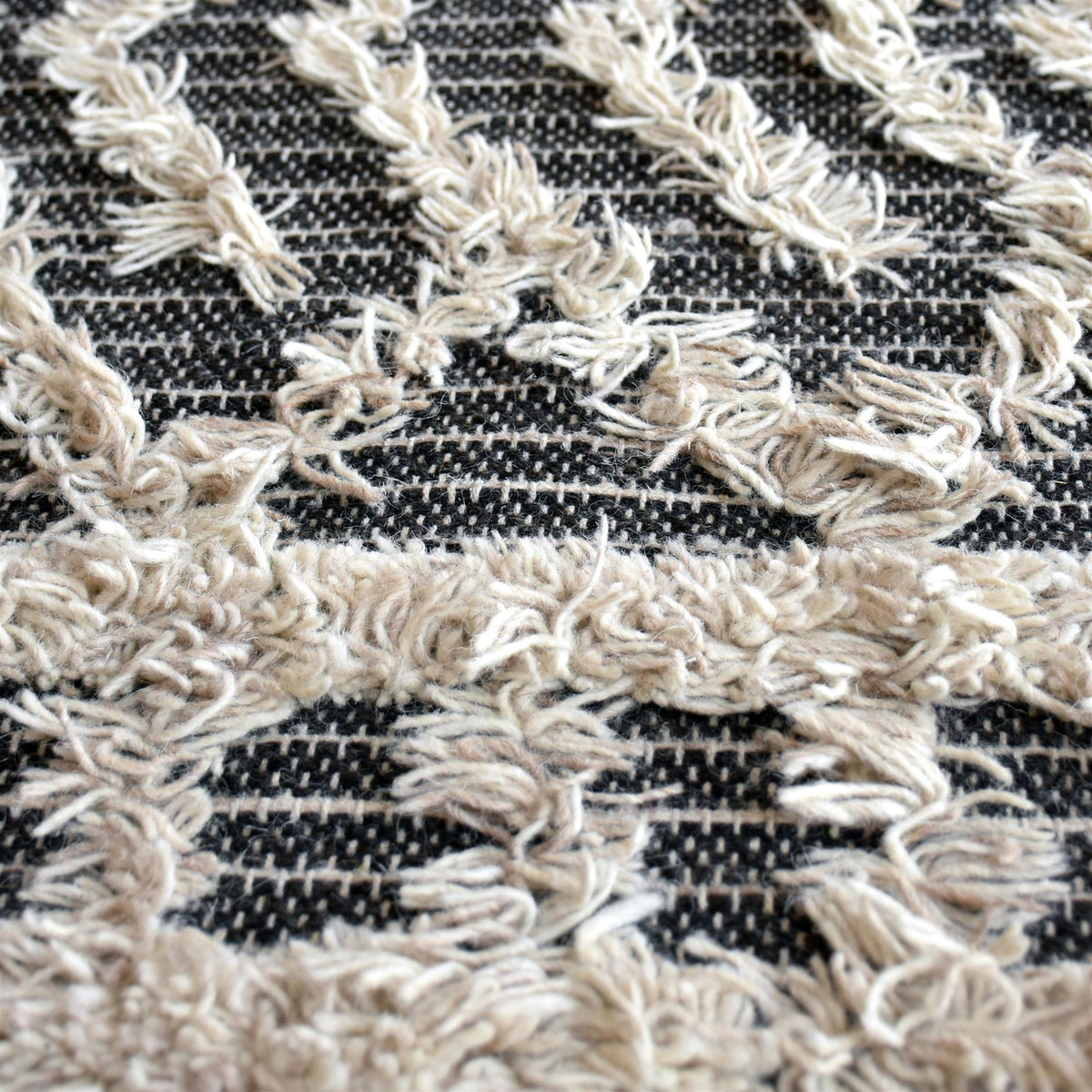 Tassel Tufted Wool Rug