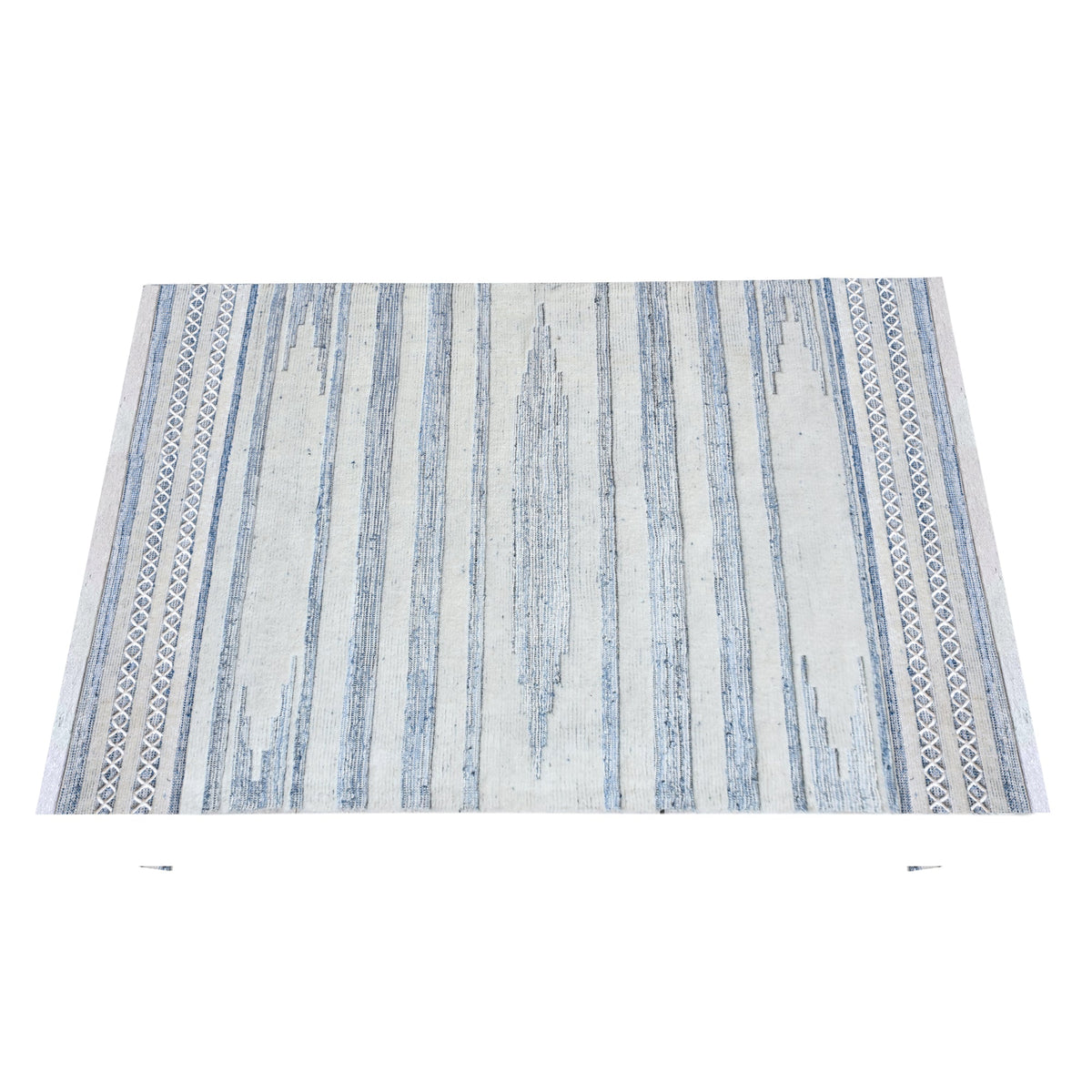 Breton Handwoven Denim & Wool Rug