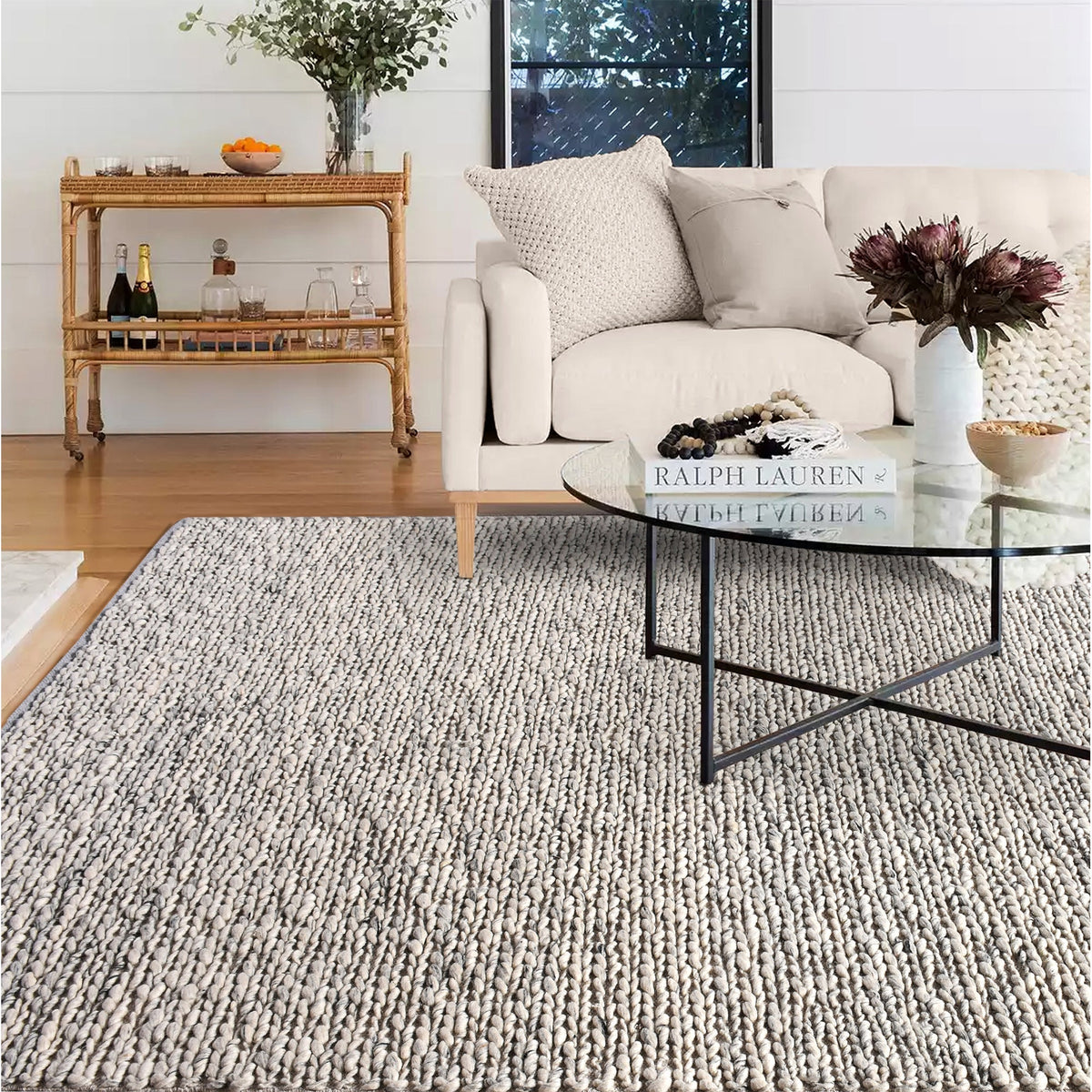 Braid Handwoven Wool Rug