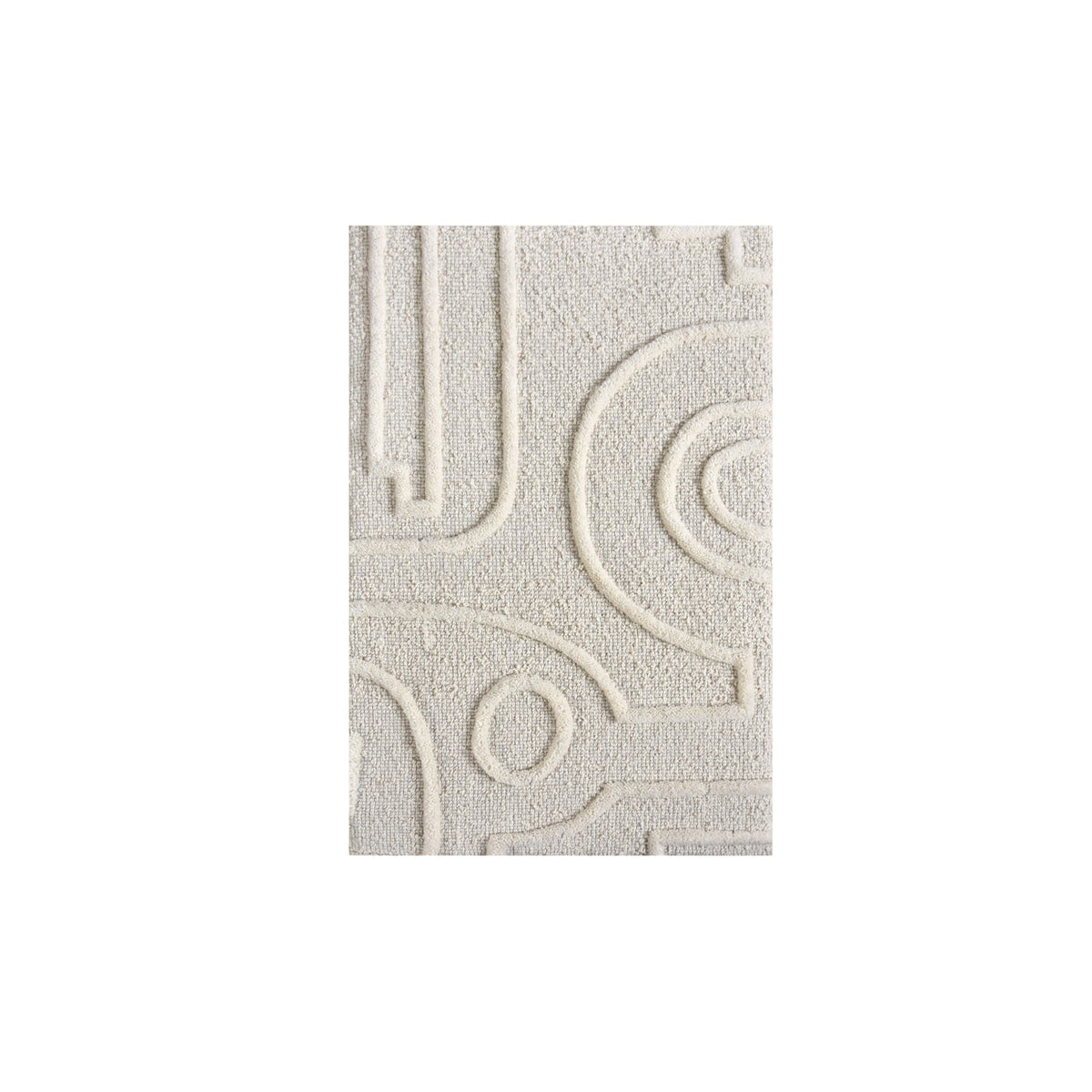 Orbit Relief Textured Wool Wall Art