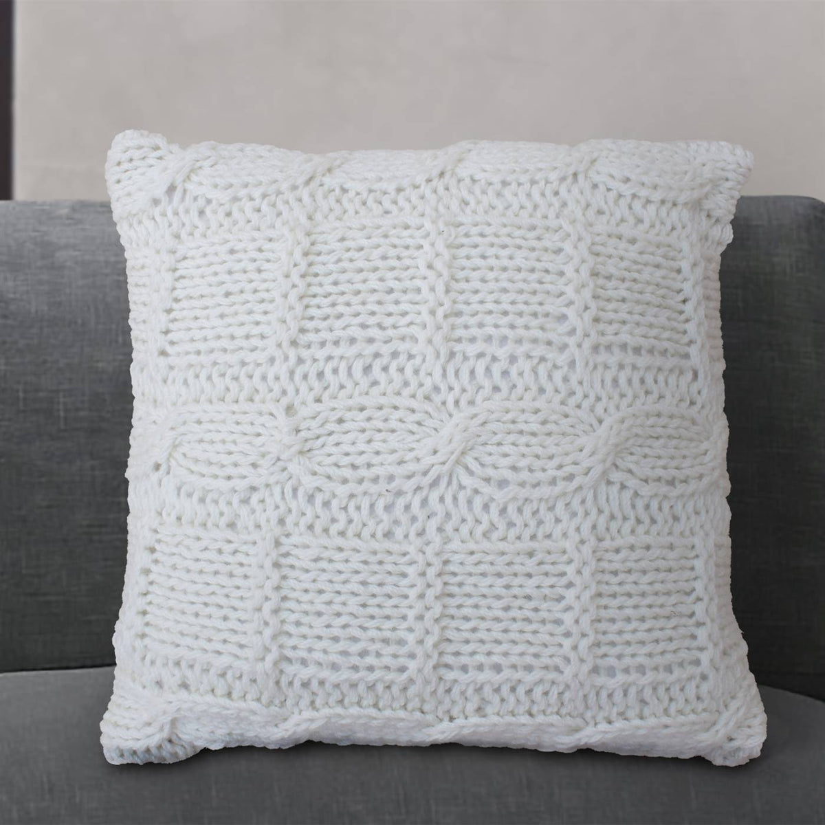 Loopwork Handknitted New Zealand Wool Cushion