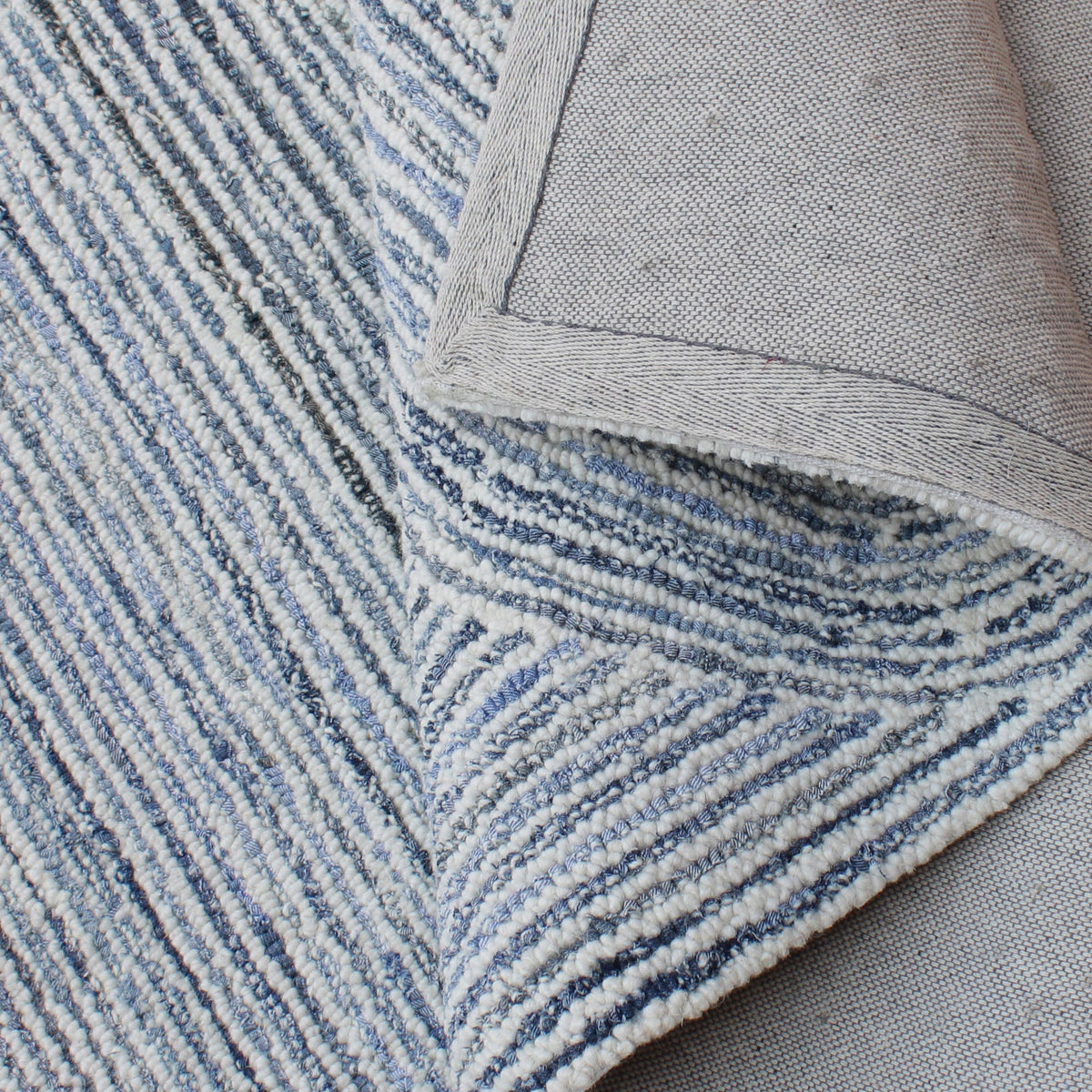 Estuary Handwoven Wool & Denim Rug