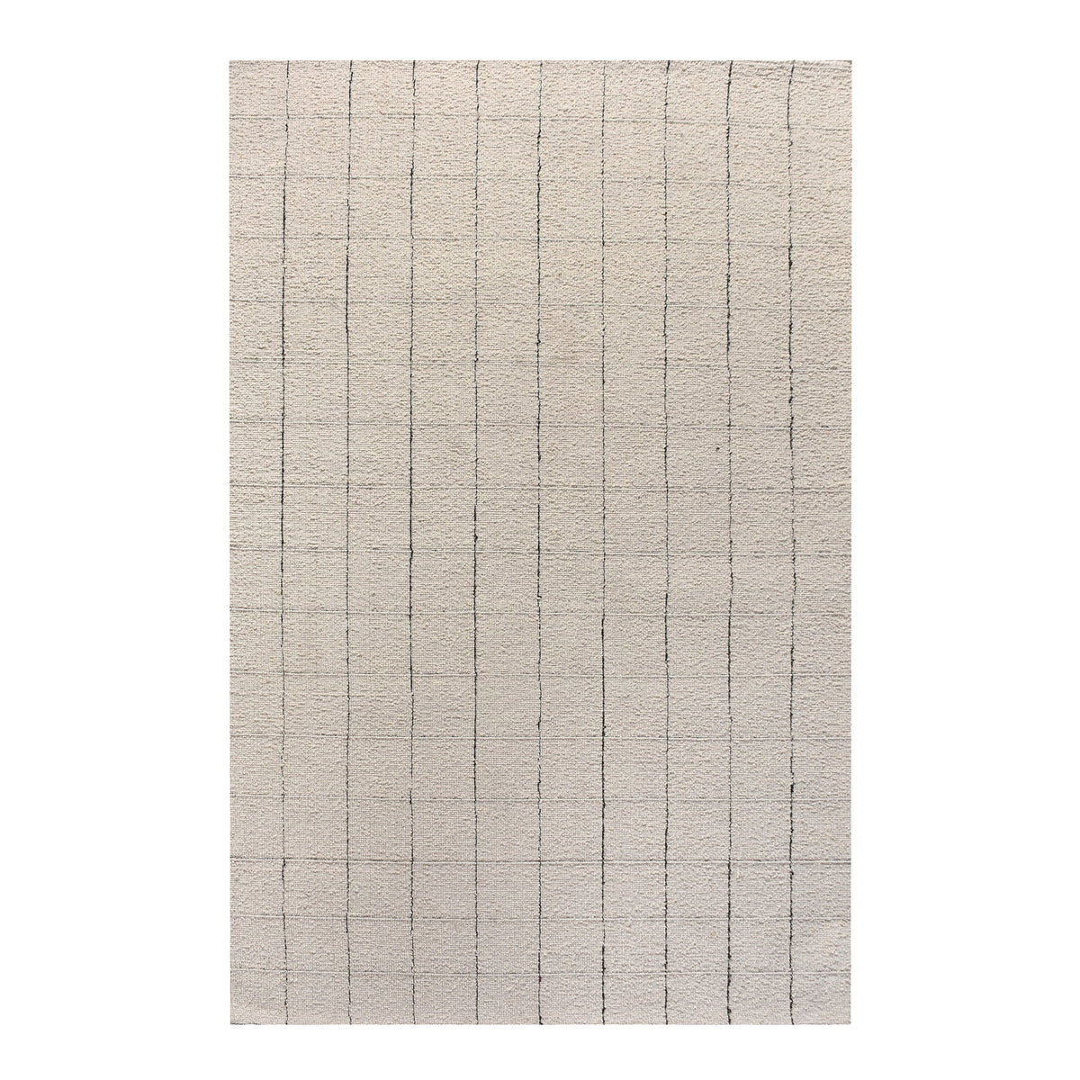 Windowpane Handwoven Wool Rug