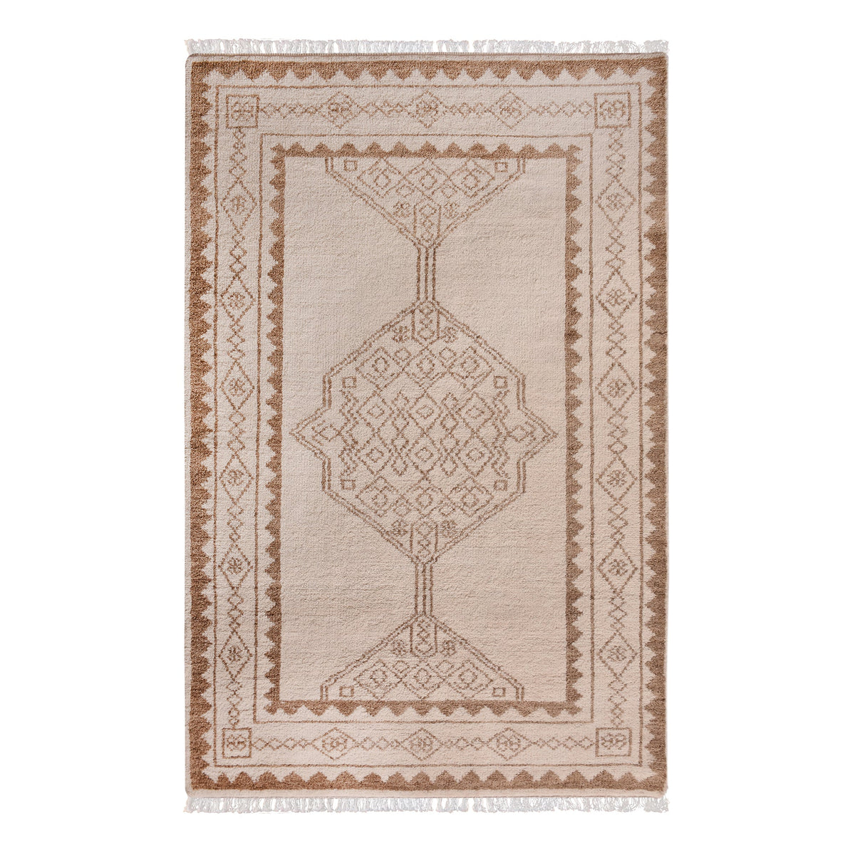 Rosewater Hand-Knotted New Zealand Wool Rug