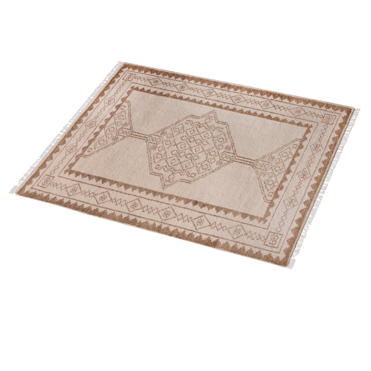 Rosewater Hand-Knotted New Zealand Wool Rug