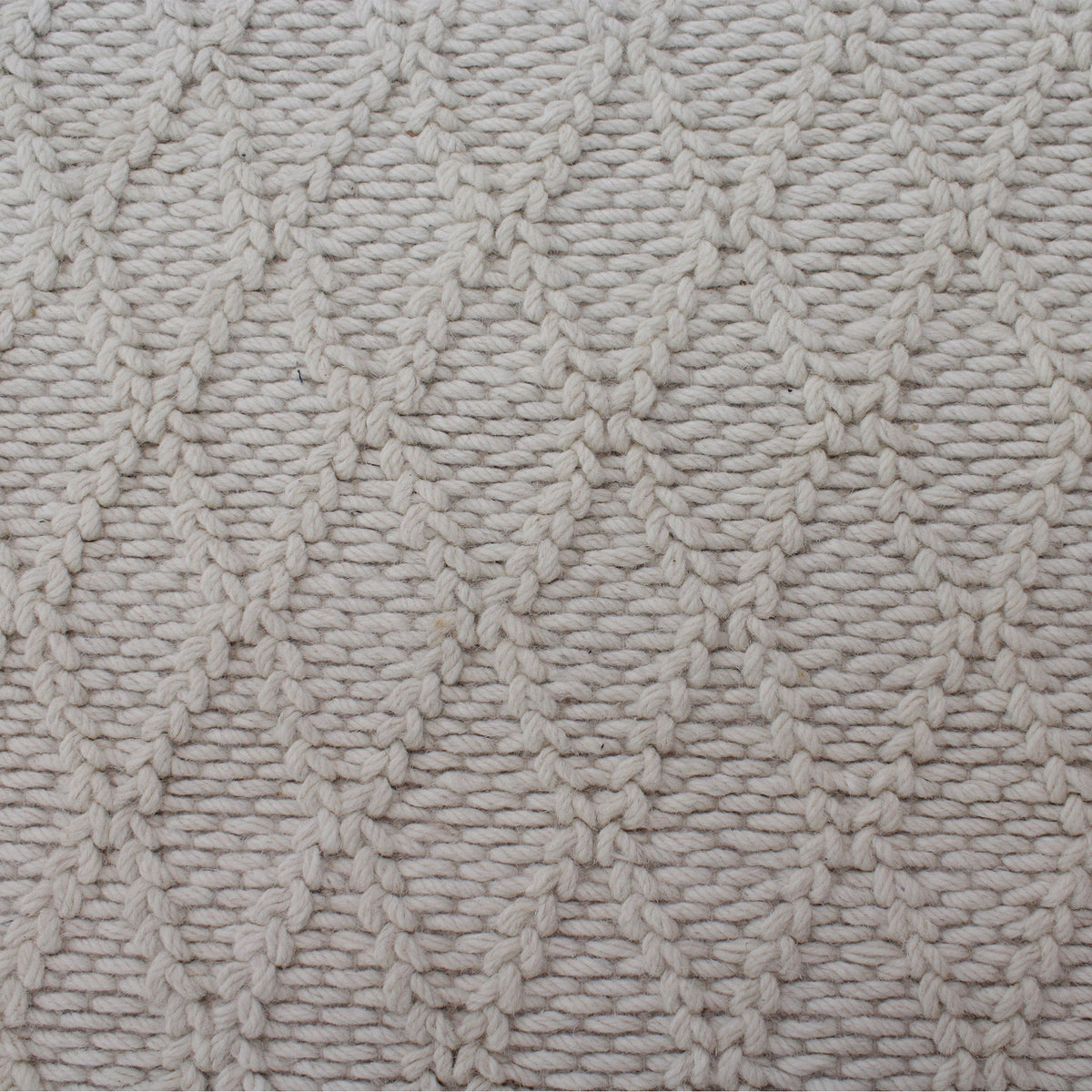 Cable Handwoven Wool Rug