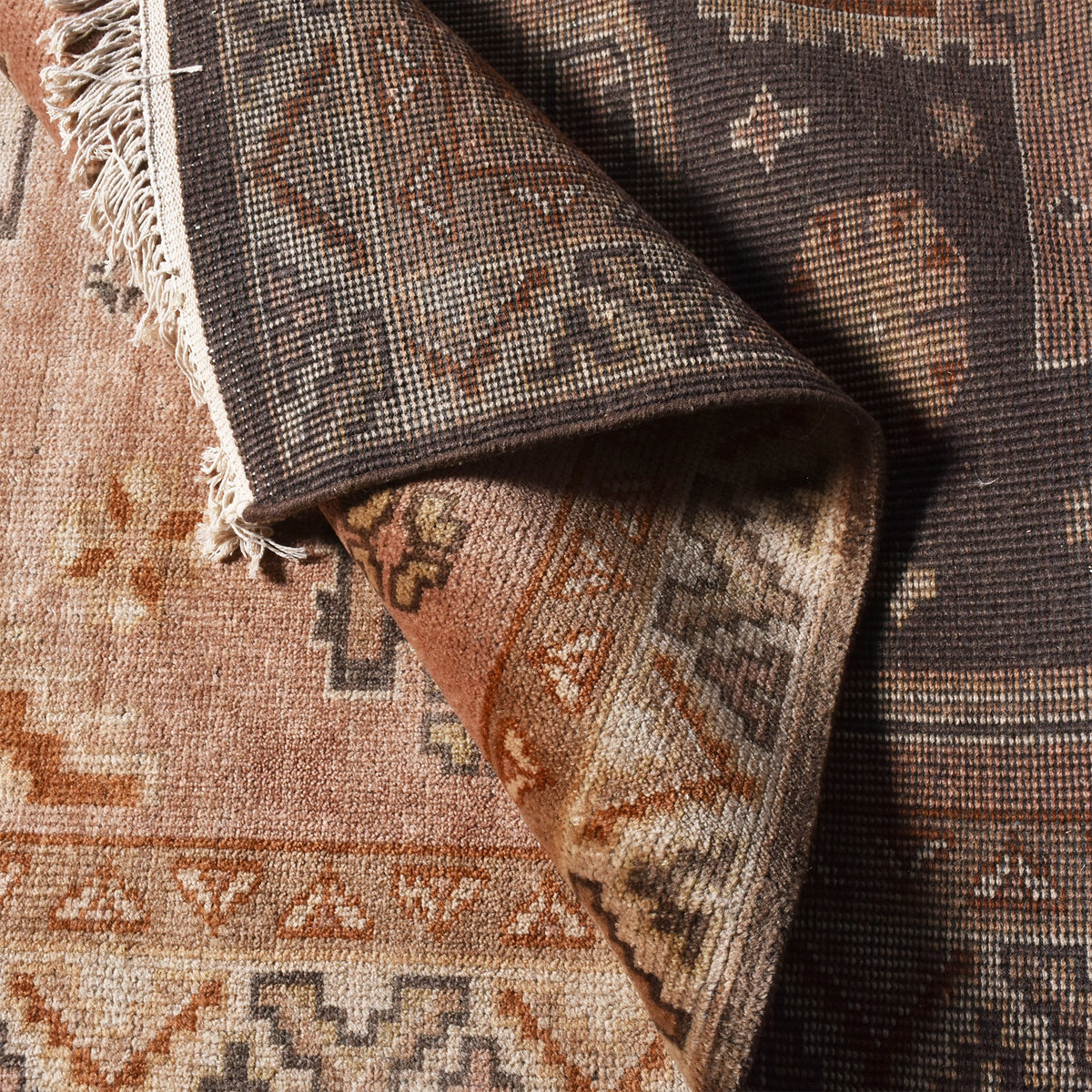 Carnelian Hand-Knotted Wool Rug