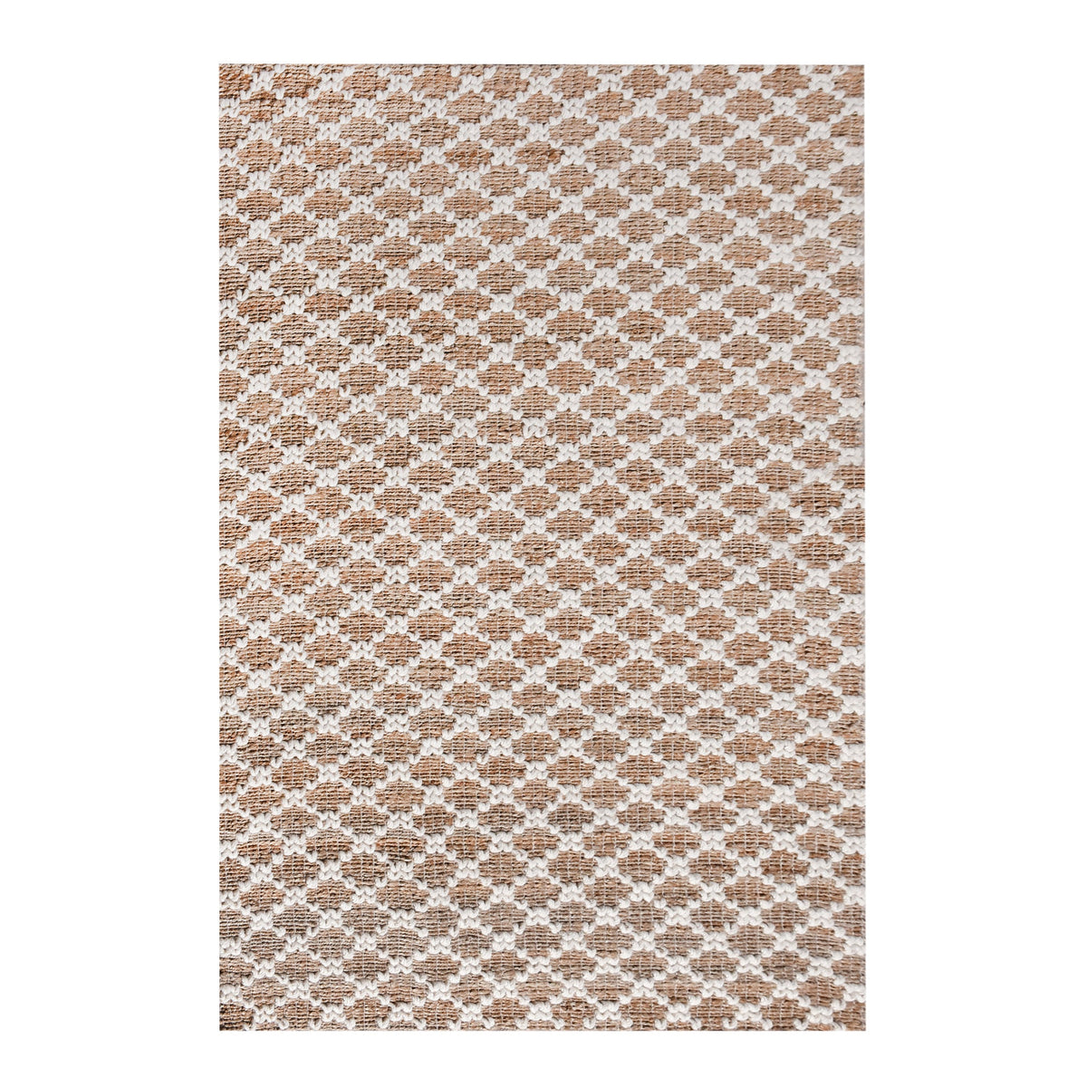 Lattice Handwoven Jute & Wool Rug