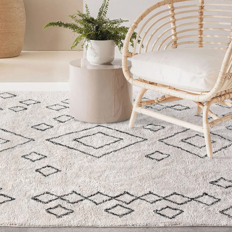 Domino Tufted Cotton Rug