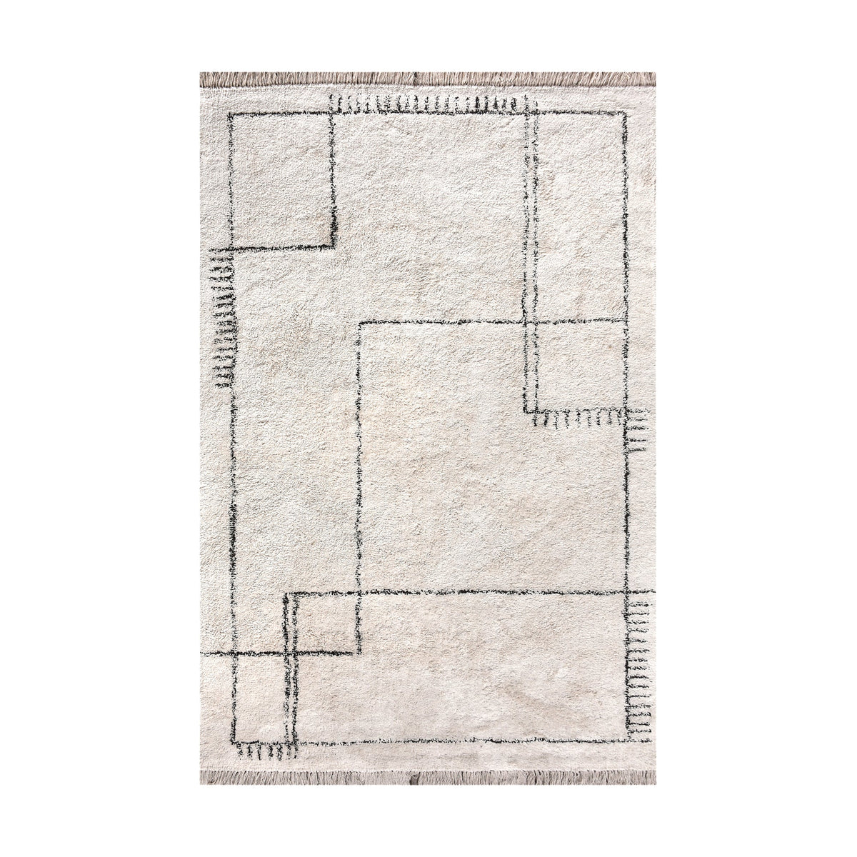 Sketch Tufted Cotton Rug