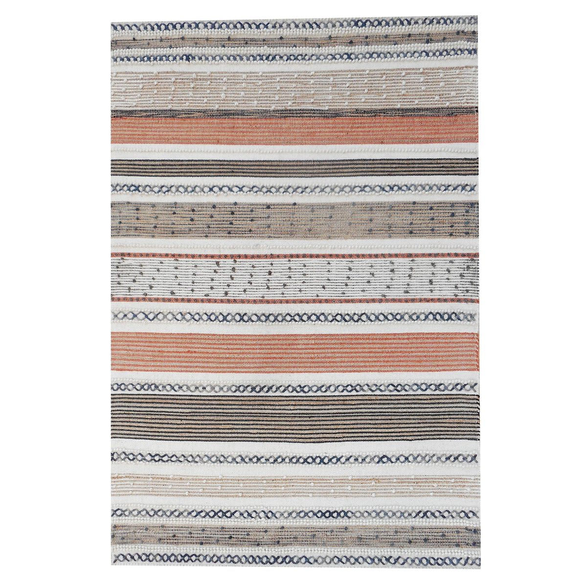 Bunting Handwoven Hemp & Wool Rug