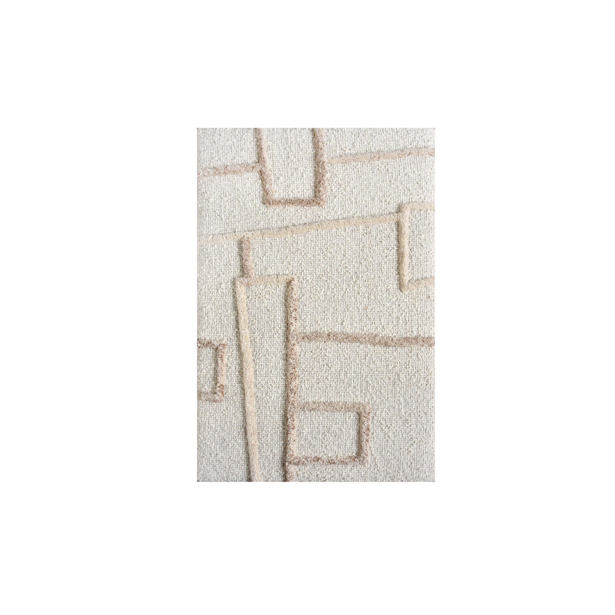 Interlocking Lines Textured Wool Wall Art