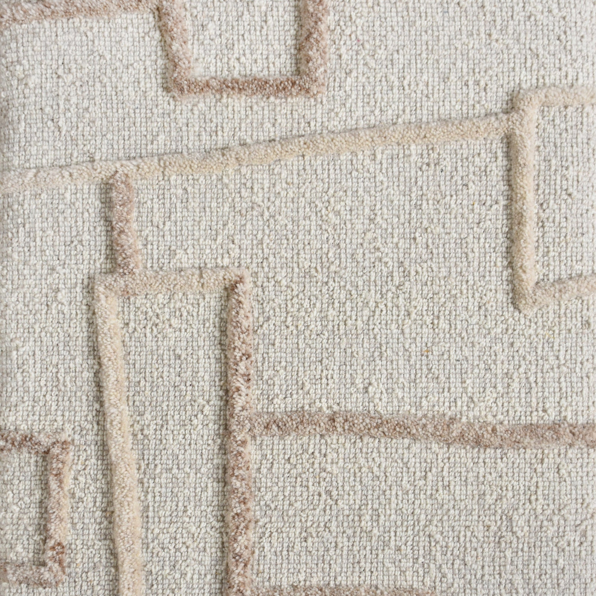 Interlocking Lines Textured Wool Wall Art