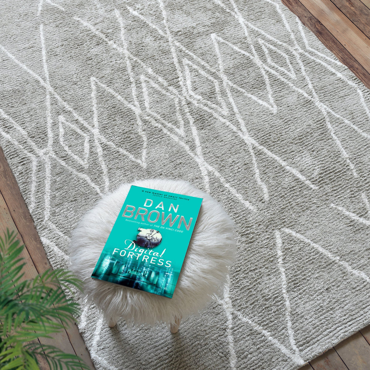Moonlight Tufted Cotton & Viscose Rug