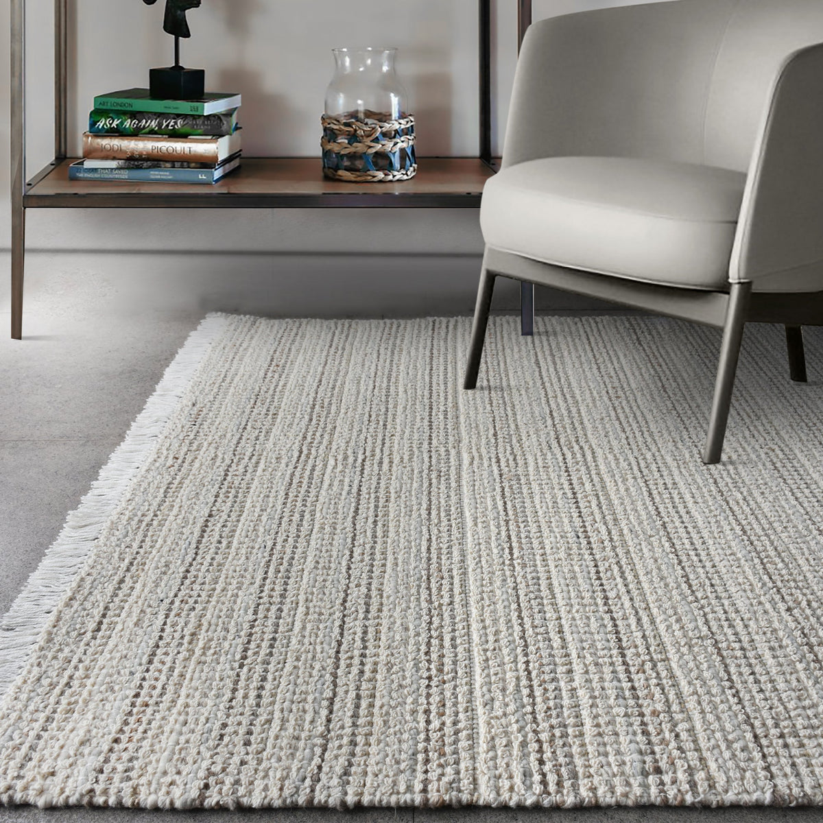 Shoreline Handwoven Wool & Jute Rug