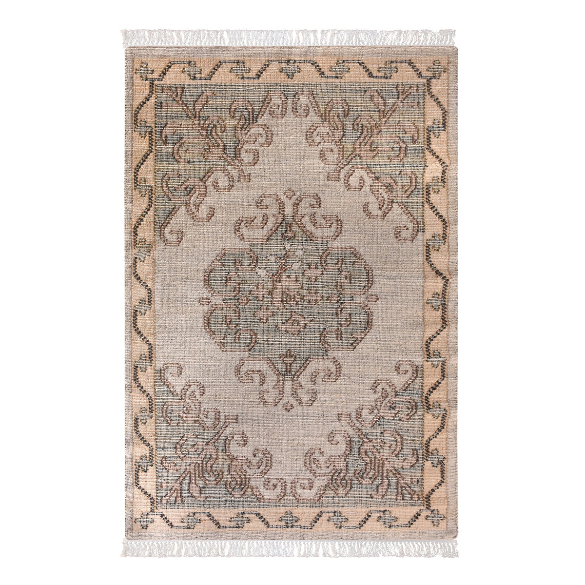 Adobe Flatweave Jute & Wool Rug