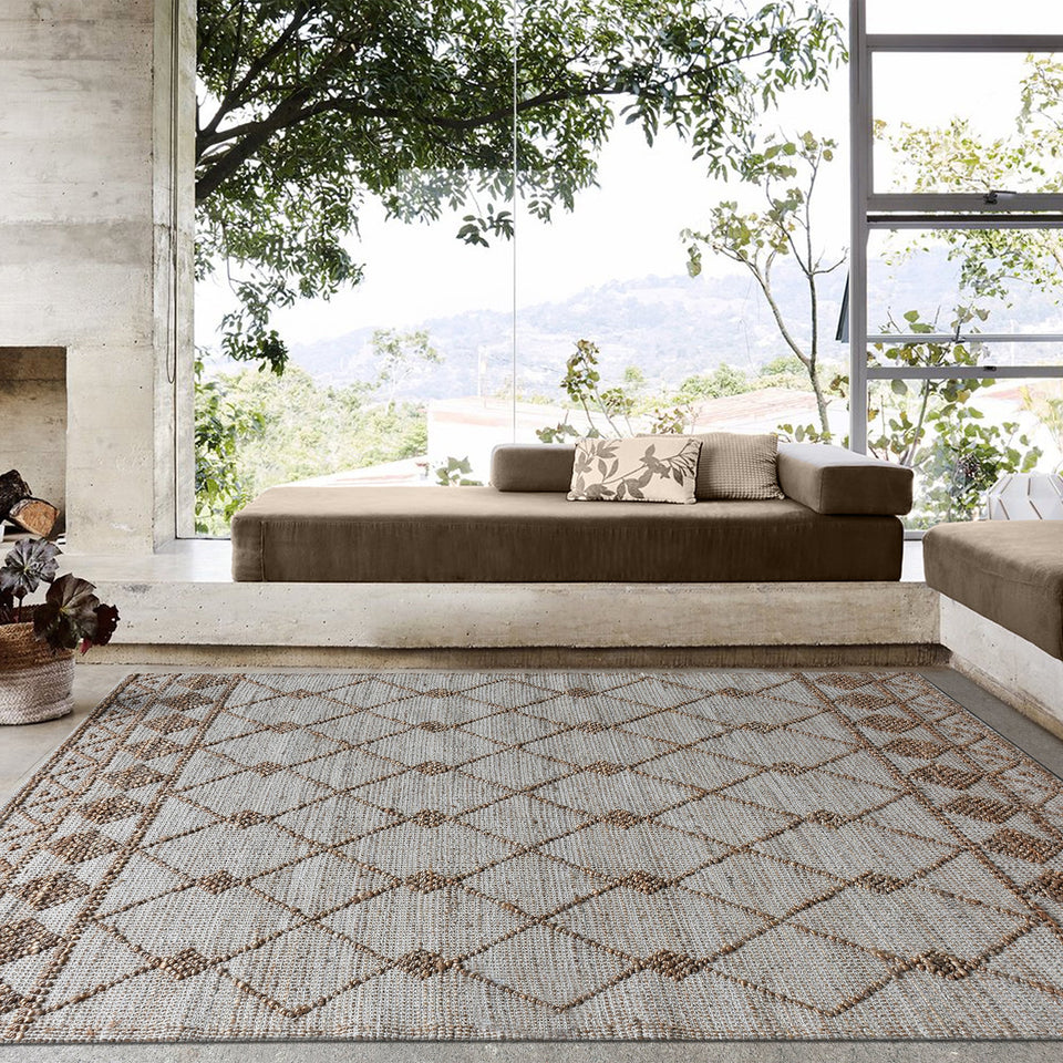 Driftwood Handwoven Jute Rug