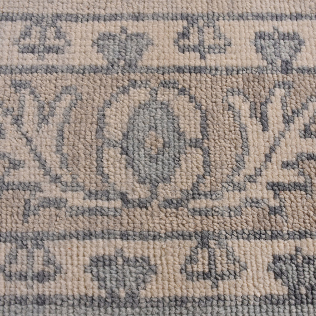Porcelain Hand-Knotted Wool Rug