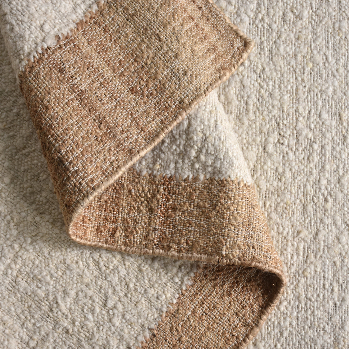 Frame Handwoven Wool & Jute Rug