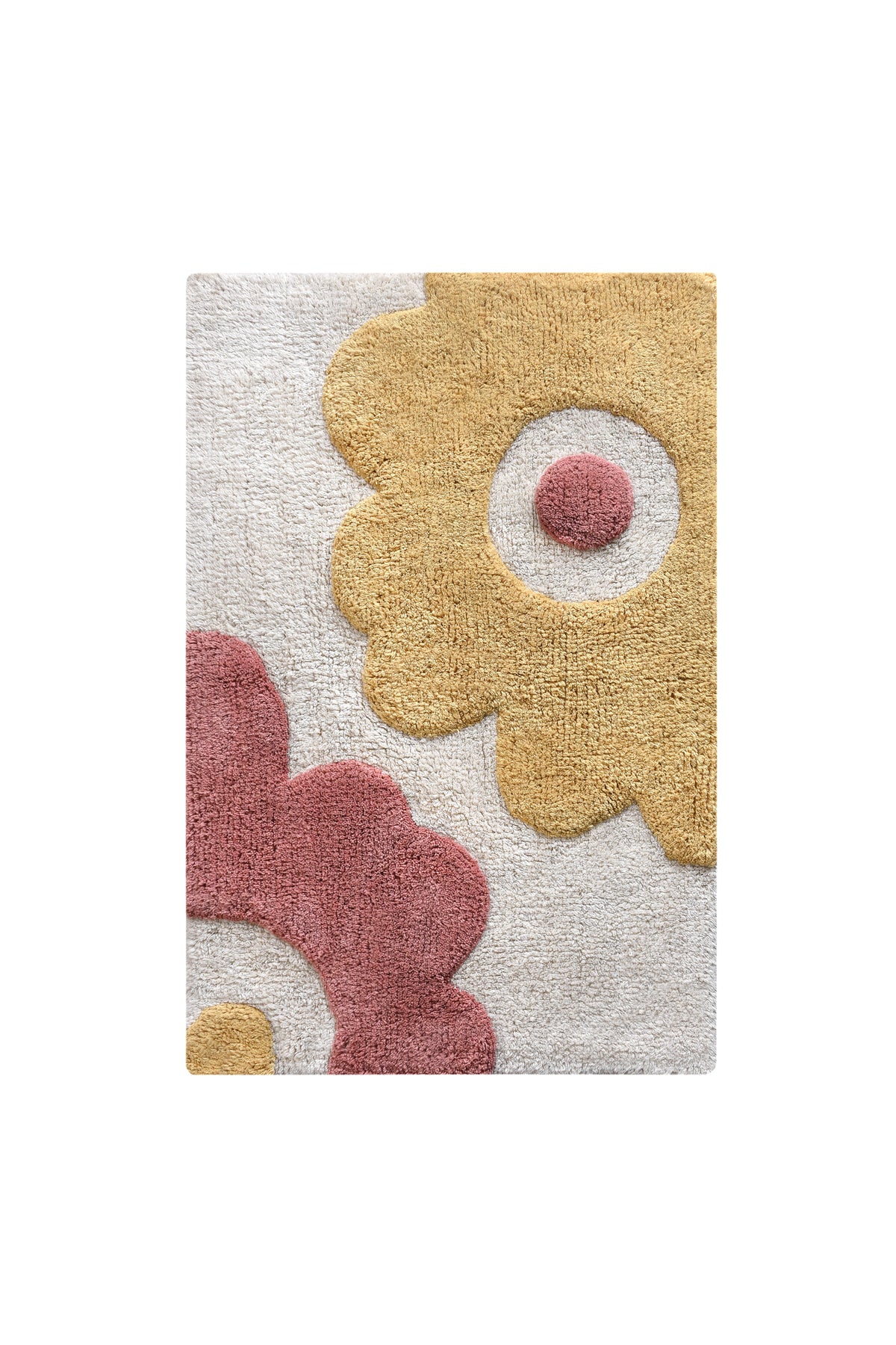 Daisy Day Cotton Bath Rug