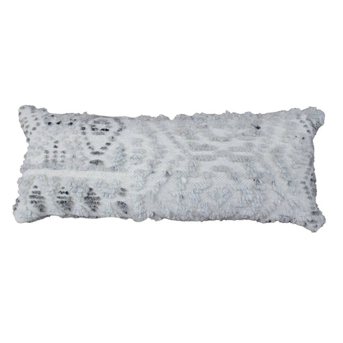 Alpine Cloud Handknotted Wool Lumbar Cushion