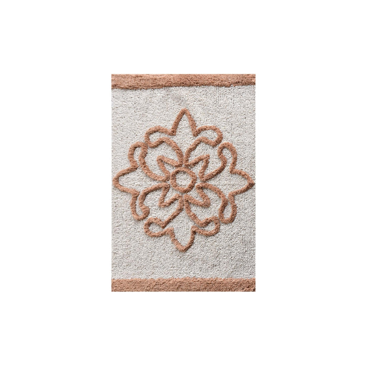 Petal Outline Cotton Bath Rug