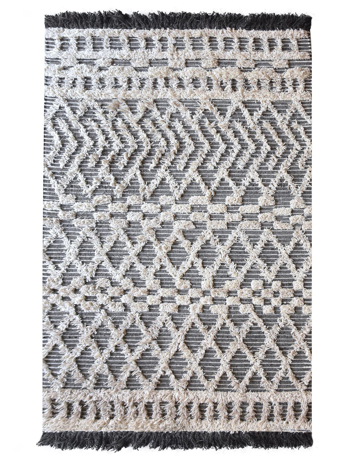 Tassel Tufted Wool Rug